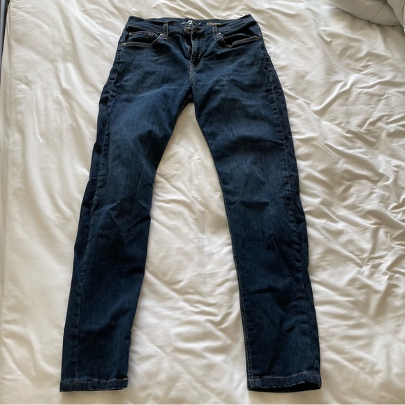 Men’s size 32 7 for all mankind jeans slimmy - Picture 3 of 7